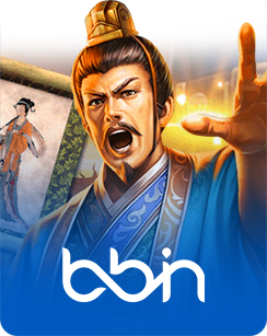 BBIN casino gaming logo featuring a warrior character representing BBIN online gaming provider.